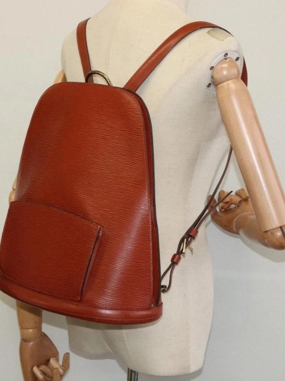 LOUIS VUITTON Epi Coblanc Shoulder Bag Brown M52293 LV Auth BA258